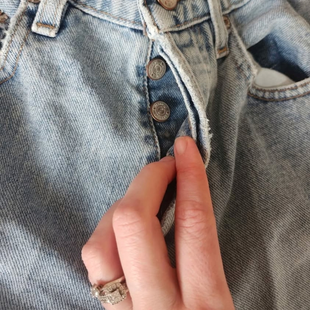 High Rise Button Fly Silvers - Picture 4 of 9